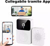 Campanello-Senza-Fili-Citofono-Wireless-Wi-fi-Smart-Videocitofono-Hd-X9