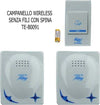Campanello-Senza-Fili-Da-Esterno-Wireless-1-Trasmettitore-2-Ricevitori-Spina-91