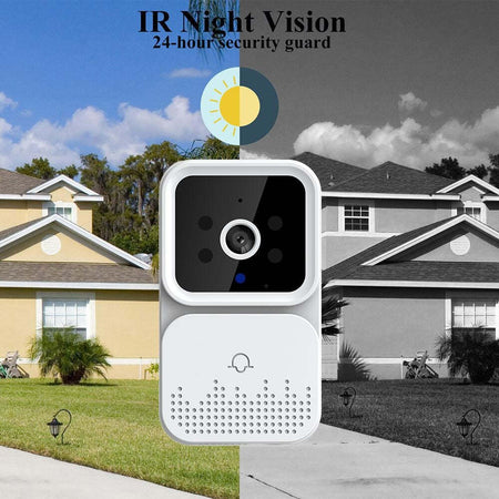 Campanello Video Hd Visione Notturna Wireless Citofono Videocitofono Smart Fai da te/Sicurezza e protezione/Sistemi di sicurezza domestica/Video Campanelli Trade Shop italia - Napoli, Commerciovirtuoso.it