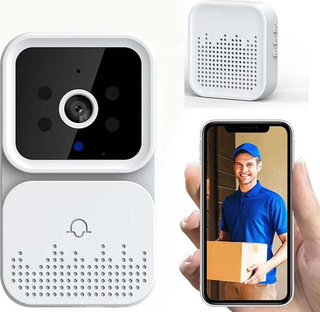 Campanello Video Hd Visione Notturna Wireless Citofono Videocitofono Smart Fai da te/Sicurezza e protezione/Sistemi di sicurezza domestica/Video Campanelli Trade Shop italia - Napoli, Commerciovirtuoso.it
