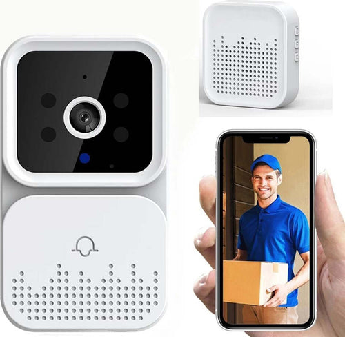 Campanello Video Hd Visione Notturna Wireless Citofono Videocitofono Smart Fai da te/Sicurezza e protezione/Sistemi di sicurezza domestica/Video Campanelli Trade Shop italia - Napoli, Commerciovirtuoso.it