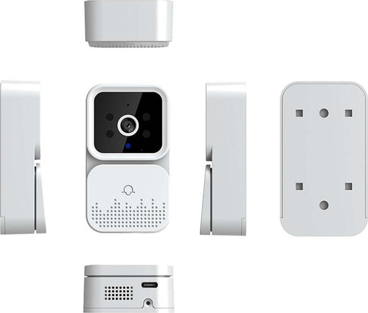 Campanello Video Hd Visione Notturna Wireless Citofono Videocitofono Smart Fai da te/Sicurezza e protezione/Sistemi di sicurezza domestica/Video Campanelli Trade Shop italia - Napoli, Commerciovirtuoso.it