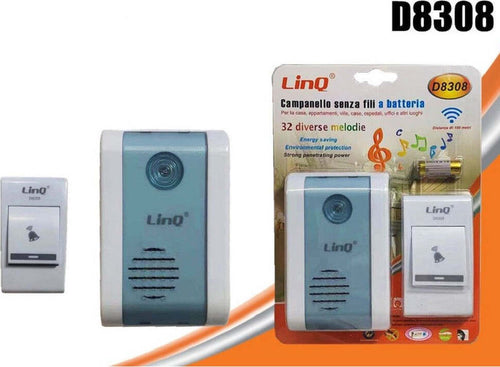 Campanello Wireless A Batteria Senza Fili 32 Melodie Distanza 100mt Casa Porta D8308 Fai da te/Sicurezza e protezione/Sistemi di sicurezza domestica/Video Campanelli Trade Shop italia - Napoli, Commerciovirtuoso.it