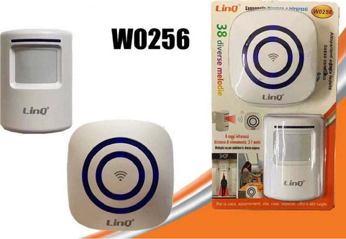 Campanello Wireless Senza Fili 38 Melodie Sensore Infrarossi Per Case Uffici W0256 Fai da te/Sicurezza e protezione/Sistemi di sicurezza domestica/Video Campanelli Trade Shop italia - Napoli, Commerciovirtuoso.it