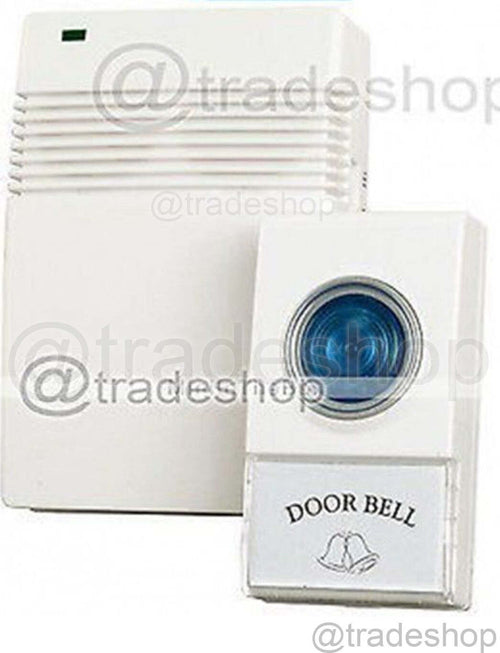 CAMPANELLO WIRELESS SENZA FILI CASA UFFICIO PORTA IMPERMEABILE DISTANZA 10mt.  Trade Shop italia - Napoli, Commerciovirtuoso.it