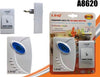 Campanello-Wireless-Spina-Elettrica-Senza-Fili-32-Melodie-A8620-Distanza-100-Mt