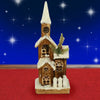 Campanile Legno Innevato Con Luci Gialle Altezza 41 Cm Decorazioni Natalizie Casa, arredamento e bricolage > Prodotti per Feste > Prodotti Natalizi Trade Shop italia - Napoli, Commerciovirtuoso.it