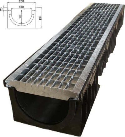 Canaletta-di-scolo-acqua-carrabile-in-PP-PE-con-griglia-zincata-208X154
