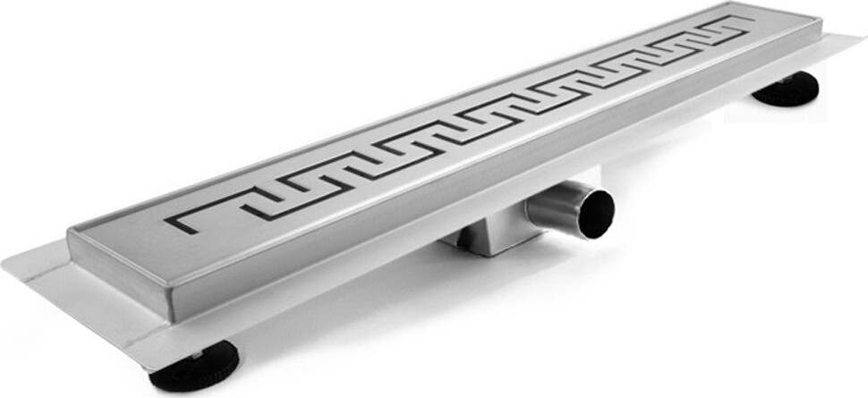 Canaletta-Doccia-Inox-con-griglia-decorata-e-piedini-Greek