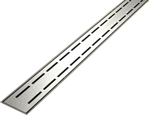 Canaletta-Doccia-Inox-con-griglia-decorata-e-piedini-Linea