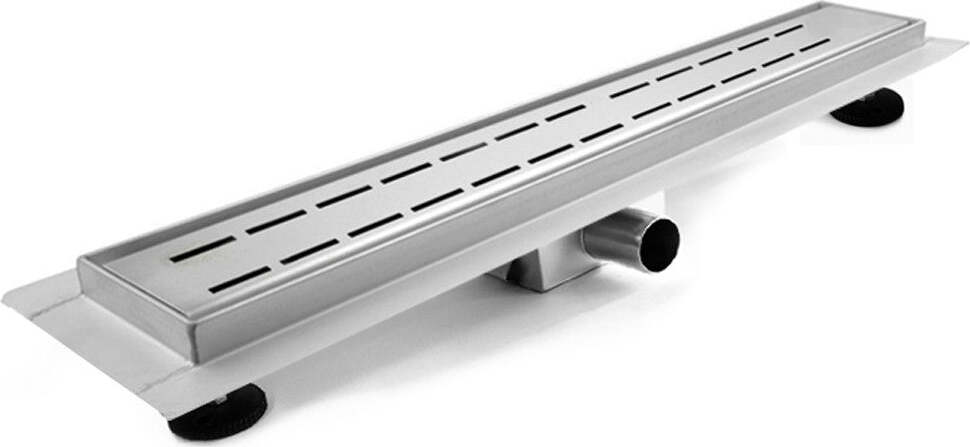 Canaletta-Doccia-Inox-con-griglia-decorata-e-piedini-Linea