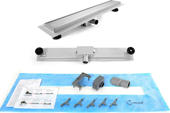 Canaletta-Doccia-Inox-con-griglia-in-acciaio-liscia-e-piedini-Flat