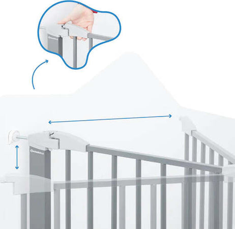 Cancelletti Badabulle Safe & Lock - Metallo Prima infanzia/Sicurezza/Cancelletti e prolunghe cancelletti/Prolunghe cancelletti La Casa Del Bebè - Napoli, Commerciovirtuoso.it