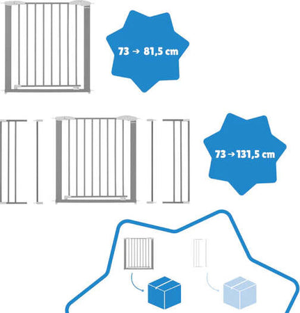 Cancelletti Badabulle Safe & Lock - Metallo Prima infanzia/Sicurezza/Cancelletti e prolunghe cancelletti/Prolunghe cancelletti La Casa Del Bebè - Napoli, Commerciovirtuoso.it