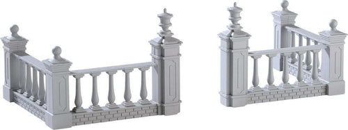 Cancelletti decorati bianchi villaggio di Natale in plastica set di 4 pezzi Casa e cucina/Decorazioni per interni/Addobbi e decorazioni per ricorrenze/Decorazioni natalizie/Oggettistica MagiediNatale.it - Altamura, Commerciovirtuoso.it