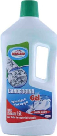 Candeggina gel igienizzante - 1500 ml - Amacasa Casa e cucina/Detergenti e prodotti per la pulizia/Detergenti per la casa/Detergenti multiuso Eurocartuccia - Pavullo, Commerciovirtuoso.it