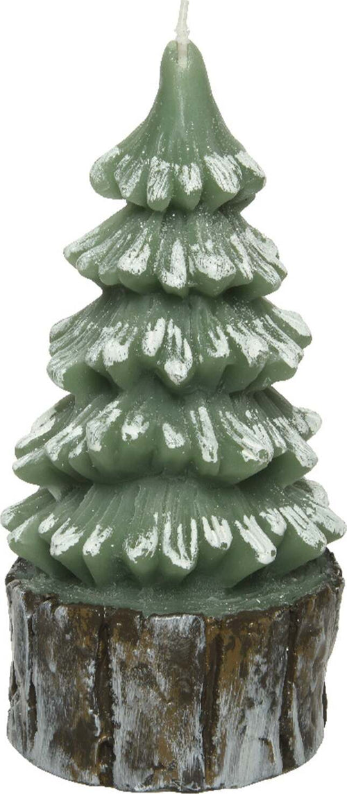 Candela a forma di Albero decorativa in cera con Glitter color Verde Casa e cucina/Decorazioni per interni/Candele e portacandele/Candele/Candele a colonna MagiediNatale.it - Altamura, Commerciovirtuoso.it