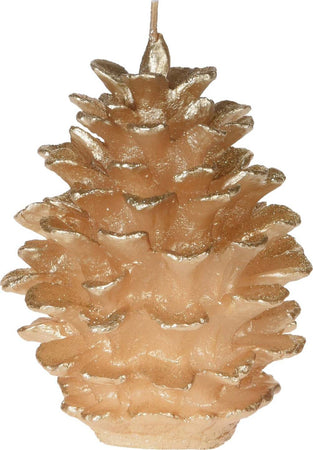 Candela a Pigna decorazione natalizia per centri tavola e ingresso h 13 cm Casa e cucina/Decorazioni per interni/Candele e portacandele/Candele/Candele a colonna MagiediNatale.it - Altamura, Commerciovirtuoso.it