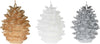 Candela a Pigna decorazione natalizia per centri tavola e ingresso h 13 cm Casa e cucina/Decorazioni per interni/Candele e portacandele/Candele/Candele a colonna MagiediNatale.it - Altamura, Commerciovirtuoso.it