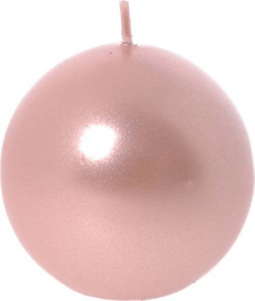 Candela a sfera lucida decorazione natalizia rosa Ø 6 cm Casa e cucina/Decorazioni per interni/Candele e portacandele/Candele/Candele a colonna MagiediNatale.it - Altamura, Commerciovirtuoso.it