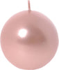 Candela a sfera lucida decorazione natalizia rosa Ø 6 cm Casa e cucina/Decorazioni per interni/Candele e portacandele/Candele/Candele a colonna MagiediNatale.it - Altamura, Commerciovirtuoso.it