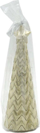 Candela albero cilindro champagne candele h 20 cm decorazione natale natalizia Casa e cucina/Decorazioni per interni/Candele e portacandele/Candele/Candele a colonna MagiediNatale.it - Altamura, Commerciovirtuoso.it