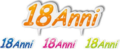 CANDELA CANDELINA TORTA 18 ANNI SCRITTA SAGOMATA FESTA PARTY MAGGIORENNE Casa e cucina/Hobby creativi/Materiali per hobby creativi/Forniture per feste/Articoli per feste e compleanni per bambini/Decorazioni/Candele Trade Shop italia - Napoli, Commerciovirtuoso.it