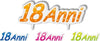 Candela-Candelina-Torta-18-Anni-Scritta-Sagomata-Festa-Party-Maggiorenne