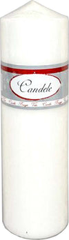 Candela cilindrica a cera colorata decorazione natalizia Casa e cucina/Decorazioni per interni/Candele e portacandele/Candele/Candele a colonna MagiediNatale.it - Altamura, Commerciovirtuoso.it