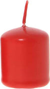 Candela cilindrica a cera colorata rosso h 5 cm decorazione natalizia Casa e cucina/Decorazioni per interni/Candele e portacandele/Candele/Candele a colonna MagiediNatale.it - Altamura, Commerciovirtuoso.it