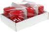 Candela cilindrica a cera colorata rosso h 6 cm decorazione natalizia set da 6 pezzi Casa e cucina/Decorazioni per interni/Candele e portacandele/Candele/Candele a colonna MagiediNatale.it - Altamura, Commerciovirtuoso.it