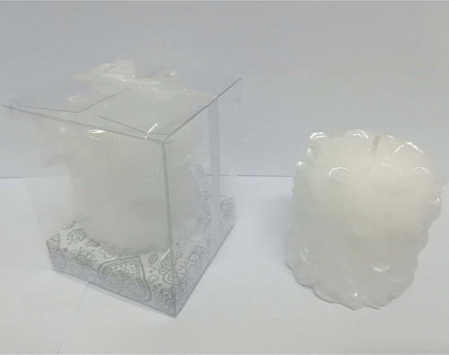 CANDELA CILINDRO EFFETTO PERLA BIANCO 6.5x7CM CONFEZIONE BOMBONIERA MATRIMONIO Casa e cucina/Hobby creativi/Materiali per hobby creativi/Forniture per feste/Bomboniere Trade Shop italia - Napoli, Commerciovirtuoso.it