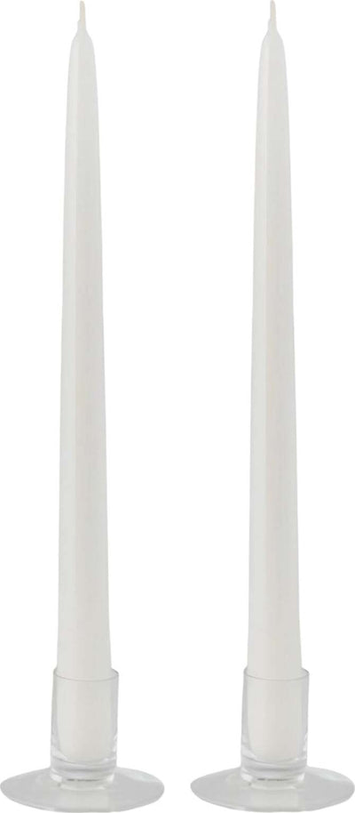 Candela classica a stelo laccata bianco decorazione per interno 30 X 2,2 cm Casa e cucina/Decorazioni per interni/Candele e portacandele/Candele/Candele a colonna MagiediNatale.it - Altamura, Commerciovirtuoso.it
