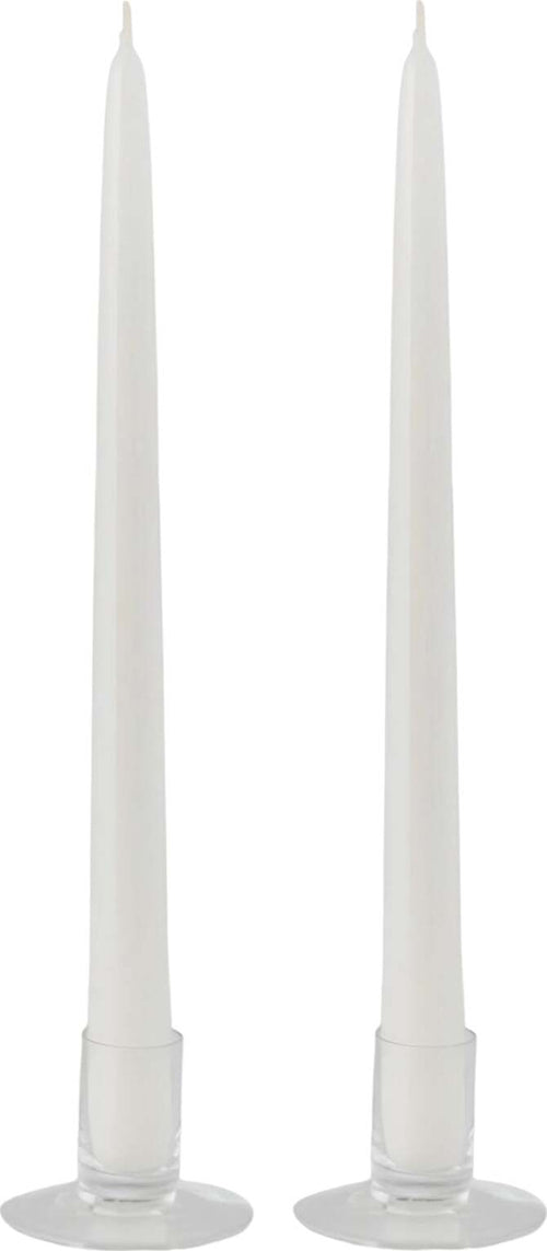 Candela classica a stelo laccata bianco decorazione per interno 30 X 2,2 cm Casa e cucina/Decorazioni per interni/Candele e portacandele/Candele/Candele a colonna MagiediNatale.it - Altamura, Commerciovirtuoso.it