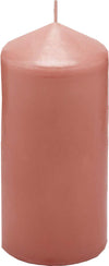Candela classica cera moccolo decorazione luminosa per ambienti rosa antico Casa e cucina/Decorazioni per interni/Candele e portacandele/Candele/Candele a colonna Decor Space - Altamura, Commerciovirtuoso.it