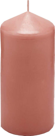 Candela classica cera moccolo decorazione luminosa per ambienti rosa antico Casa e cucina/Decorazioni per interni/Candele e portacandele/Candele/Candele a colonna Decor Space - Altamura, Commerciovirtuoso.it