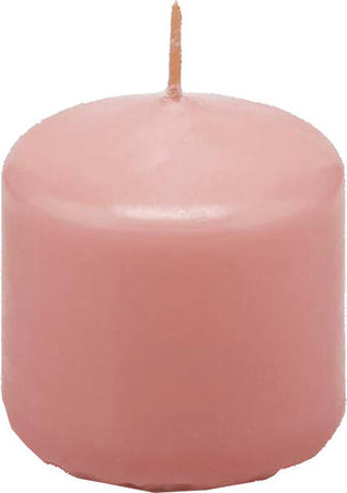 Candela classica cera moccolo decorazione luminosa per ambienti rosa antico Casa e cucina/Decorazioni per interni/Candele e portacandele/Candele/Candele a colonna Decor Space - Altamura, Commerciovirtuoso.it