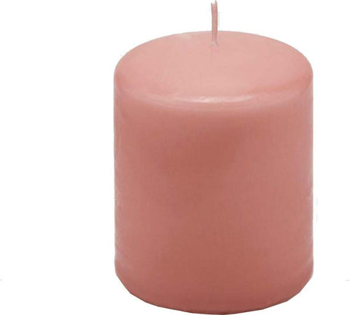 Candela classica cera moccolo decorazione luminosa per ambienti rosa antico Casa e cucina/Decorazioni per interni/Candele e portacandele/Candele/Candele a colonna Decor Space - Altamura, Commerciovirtuoso.it