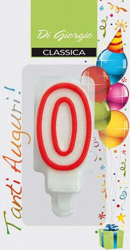 Candela compleanno Cereria Di Giorgio 54120 60 Nr. 0 Bianco e Rosso Casa e cucina/Hobby creativi/Materiali per hobby creativi/Forniture per feste/Articoli per feste e compleanni per bambini/Decorazioni/Candele Scontolo.net - Potenza, Commerciovirtuoso.it