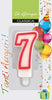 Candela compleanno Cereria Di Giorgio 54120 67 Nr. 7 Bianco e Rosso Casa e cucina/Hobby creativi/Materiali per hobby creativi/Forniture per feste/Articoli per feste e compleanni per bambini/Decorazioni/Candele Scontolo.net - Potenza, Commerciovirtuoso.it