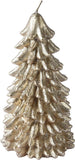 Candela decorativa a forma di albero di natale color champagne Casa e cucina/Decorazioni per interni/Candele e portacandele/Candele/Candele a colonna MagiediNatale.it - Altamura, Commerciovirtuoso.it