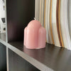 Candela di cera rosa sinuosa - 8 x 8 x 9 cm tempo di combustione di circa 18 ore mesmerized Casa e cucina/Decorazioni per interni/Candele e portacandele/Candele/Candele di forme insolite MesmerizeD - Porto Sant’Elpidio, Commerciovirtuoso.it