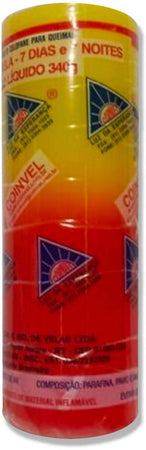 CER040 CANDELA ESOTERICA BRASILIANA SETE DIAS AMARILLO ROJO GIALLO ROSSA