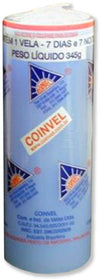 CER039 CANDELA ESOTERICA BRASILIANA SETTE GIORNI AZZURRA SETE DIAS AZUL AZZURRA