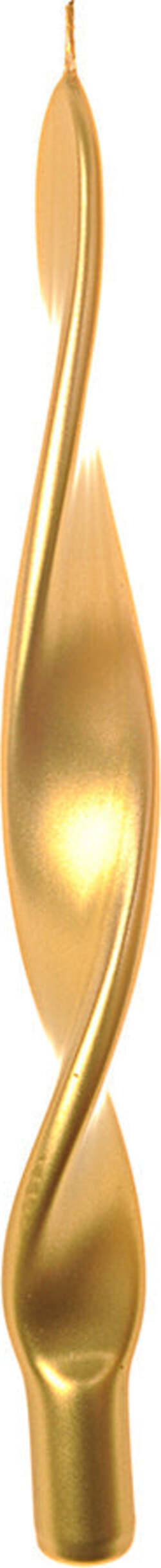 Candela Fiamma Lucida decorativa in cera color Oro da 29 cm Casa e cucina/Decorazioni per interni/Candele e portacandele/Candele/Candele a colonna MagiediNatale.it - Altamura, Commerciovirtuoso.it