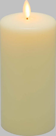 Candela luminosa a led luce calda cera avorio con stoppino mobile decorazione natalizia Casa e cucina/Decorazioni per interni/Candele e portacandele/Candele/Candele a colonna MagiediNatale.it - Altamura, Commerciovirtuoso.it