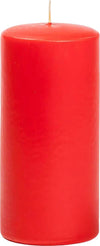 Candela natalizia a forma cilindrica colore rosso per interno Ø8 x h15 cm Casa e cucina/Decorazioni per interni/Candele e portacandele/Candele/Candele a colonna MagiediNatale.it - Altamura, Commerciovirtuoso.it