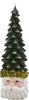 Candela Natalizia Babbo Natale con Pino Innevato per interni ed esterni h 19 cm Casa e cucina/Decorazioni per interni/Candele e portacandele/Candele/Candele a colonna MagiediNatale.it - Altamura, Commerciovirtuoso.it
