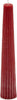 Candela Natalizia Cono con Righe Rosso decorazione per tavola e soggiorno h 25 cm Casa e cucina/Decorazioni per interni/Candele e portacandele/Candele/Candele a colonna MagiediNatale.it - Altamura, Commerciovirtuoso.it