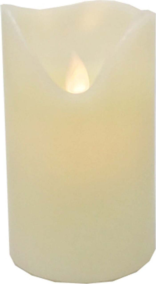 Candela panna a led decorazione luminosa per interno cilindrica da h12 cm Casa e cucina/Decorazioni per interni/Candele e portacandele/Candele/Candele a colonna MagiediNatale.it - Altamura, Commerciovirtuoso.it
